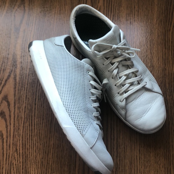 Cole Haan Men's Athletic Shoes 212850 Grey Lace Up Sneakers - Picture 1 of 11